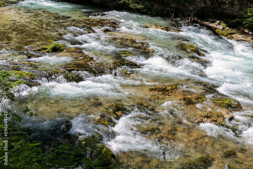 Vintgar Gorges near Bled in Slovenia