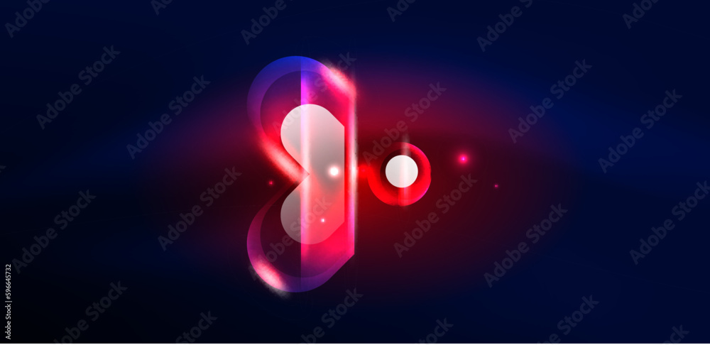 Abstract background glowing neon light geometric shapes. Space cosmic or magic energy vector wallpaper For Wallpaper, Banner, Background, Card, Book Illustration, landing page Abstract background glowing neon light geometric shapes. Space cosmic or magic energy vector wallpaper For Wallpaper, Banner, Background, Card, Book Illustration, landing page