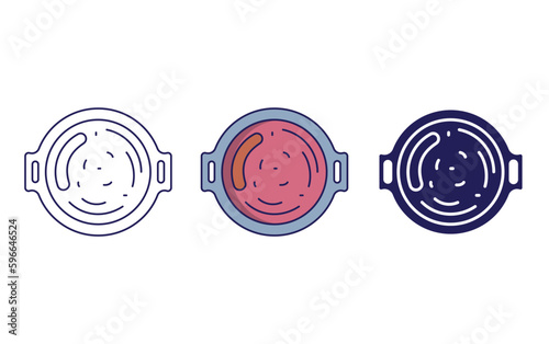 Holland food vector icon