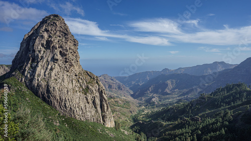 Roque de Agando, La Gomera photo