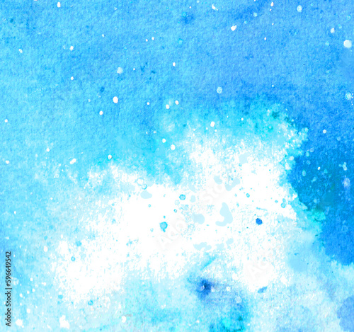 blue water watercolor background