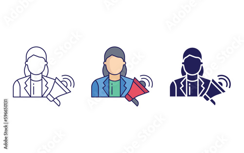 Announcement vector icon