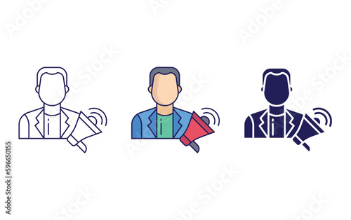 Announcement vector icon