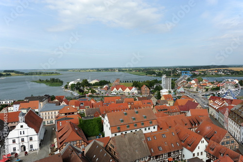 Hansestadt Wolgast, Blick vom Turm der St. Petri-Kirche photo