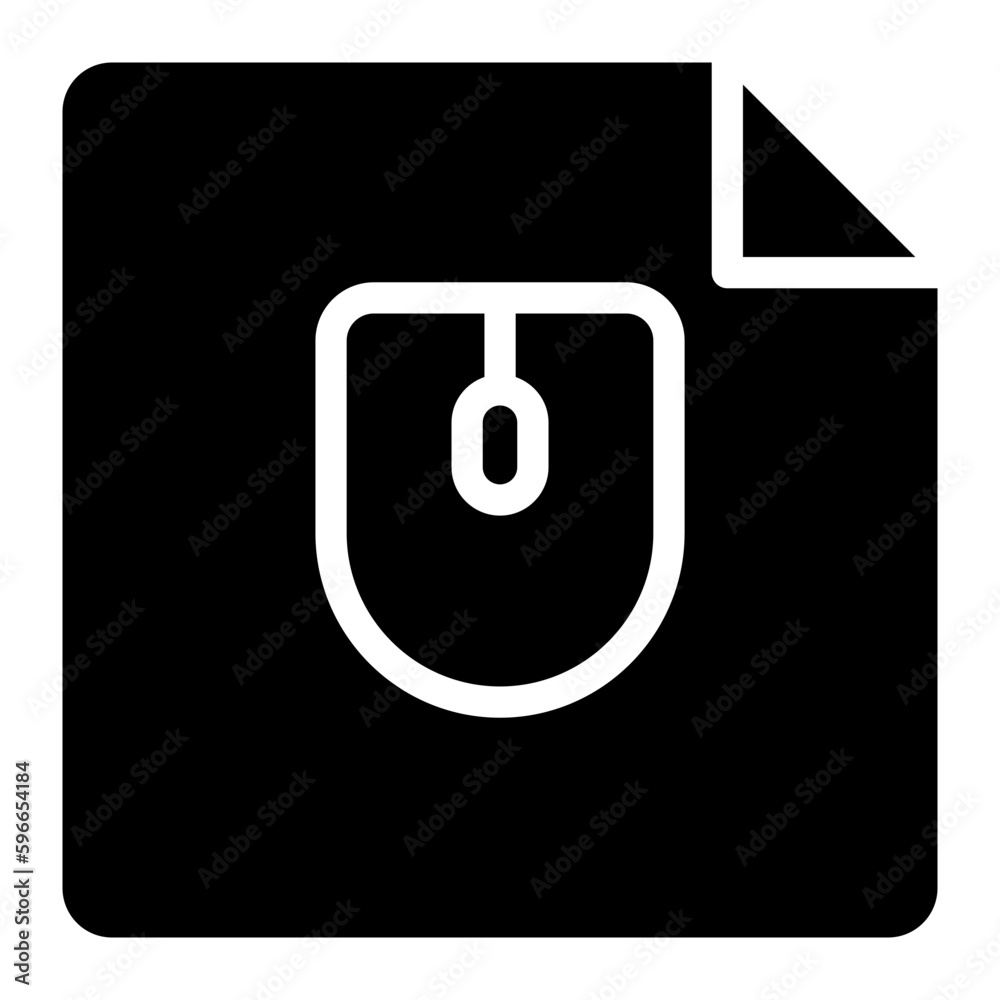 computer mouse glyph computer mouse glyph