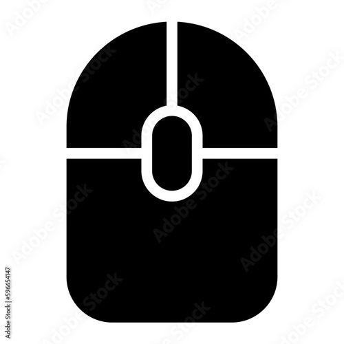 computer mouse glyph 