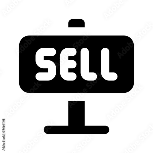 sell glyph icon © Saepul