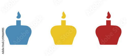 cupcake icon on a white background, vector illustration