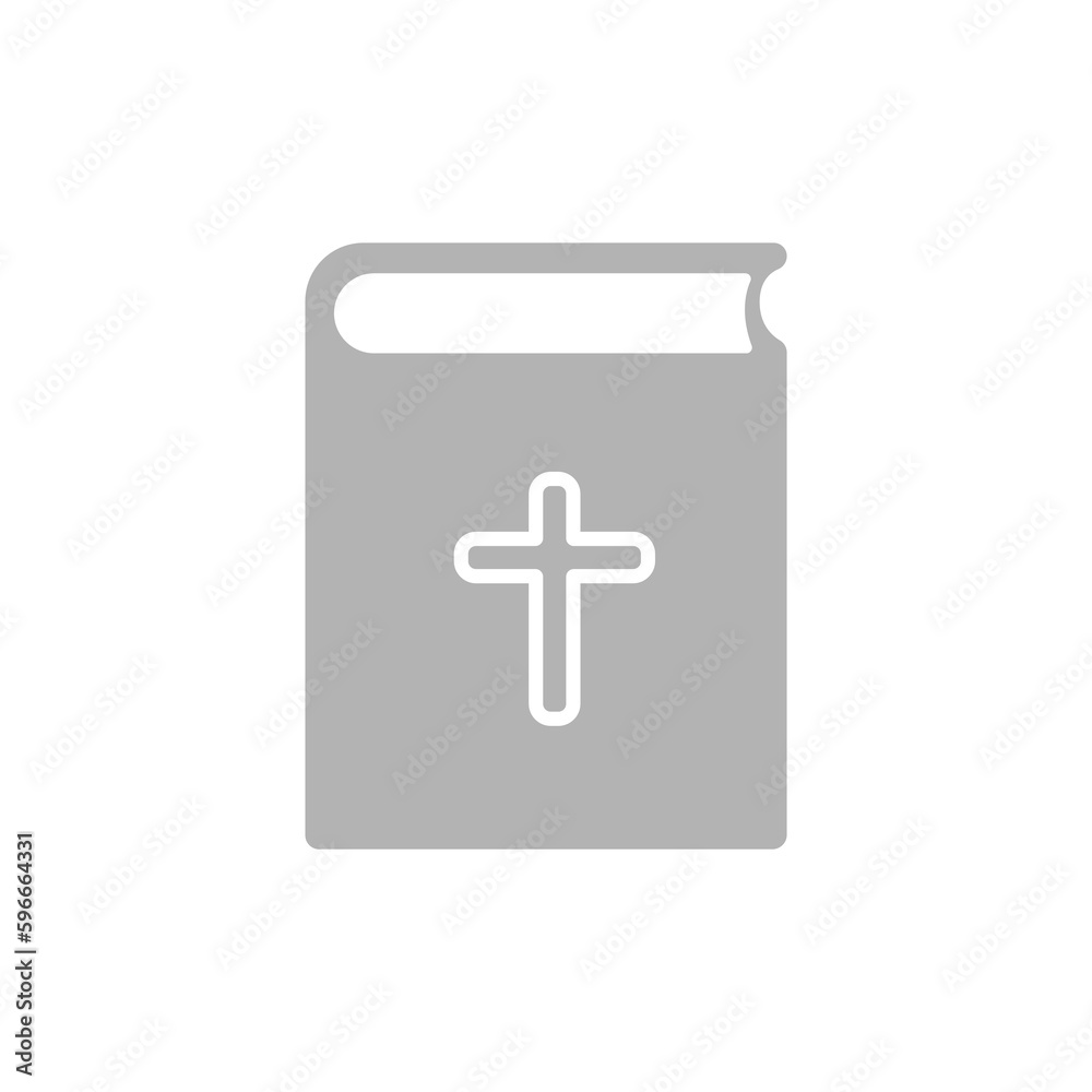 Bible icon on a white background, vector illustration Bible icon on a white background, vector illustration