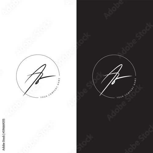 Initial signature logo or letter monogram