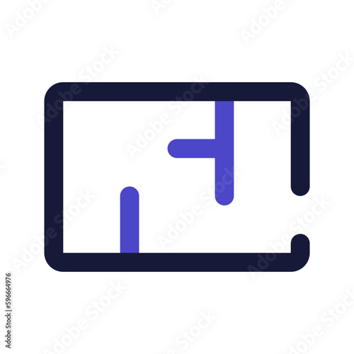 blueprint line color icon