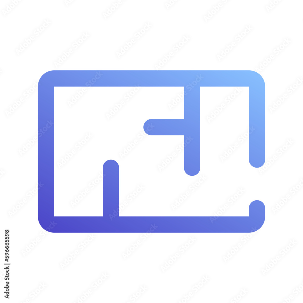 blueprint gradient icon blueprint gradient icon
