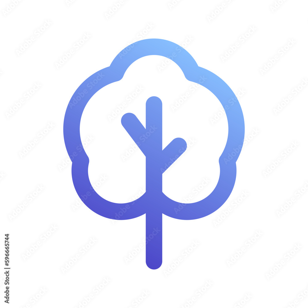 tree gradient icon tree gradient icon