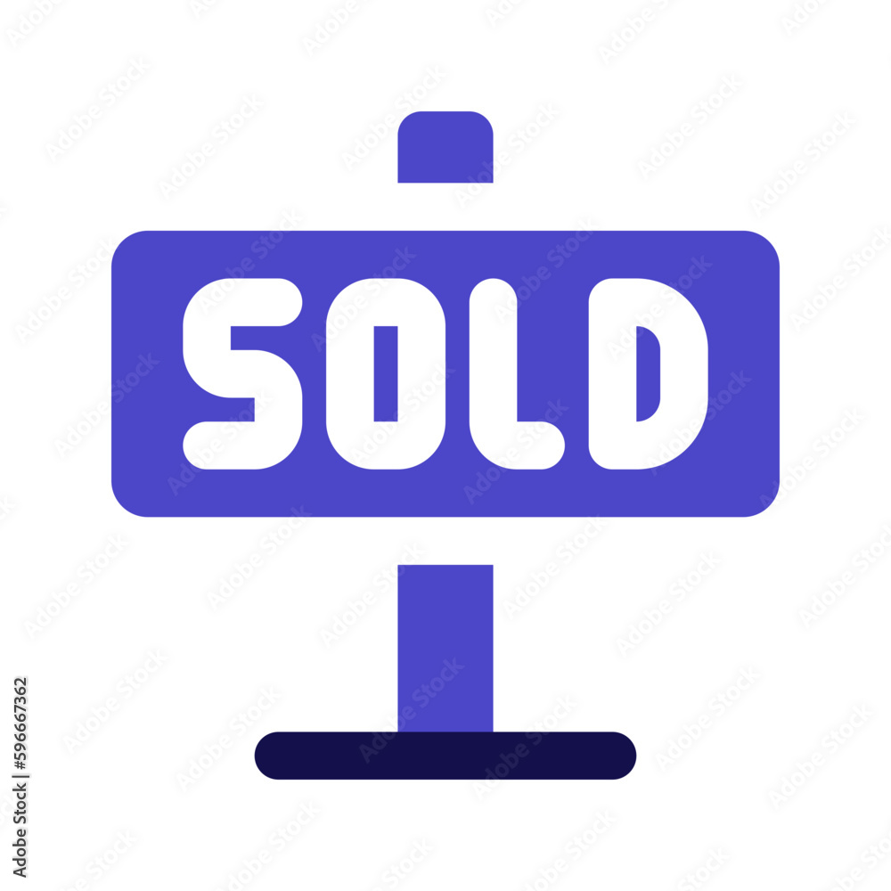 sold duotone icon sold duotone icon