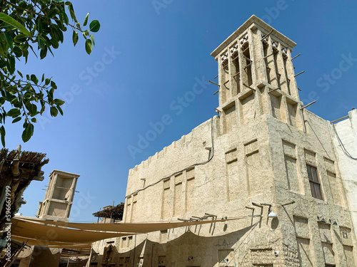 Photography Old dubai buildings