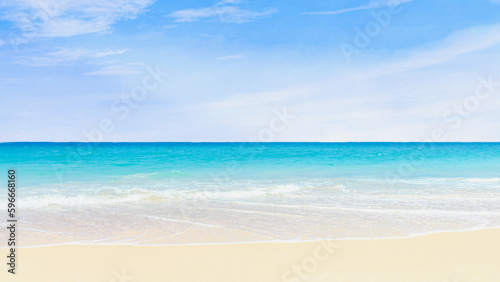美しい海と空｜南国のビーチ（16:9） © yslab02