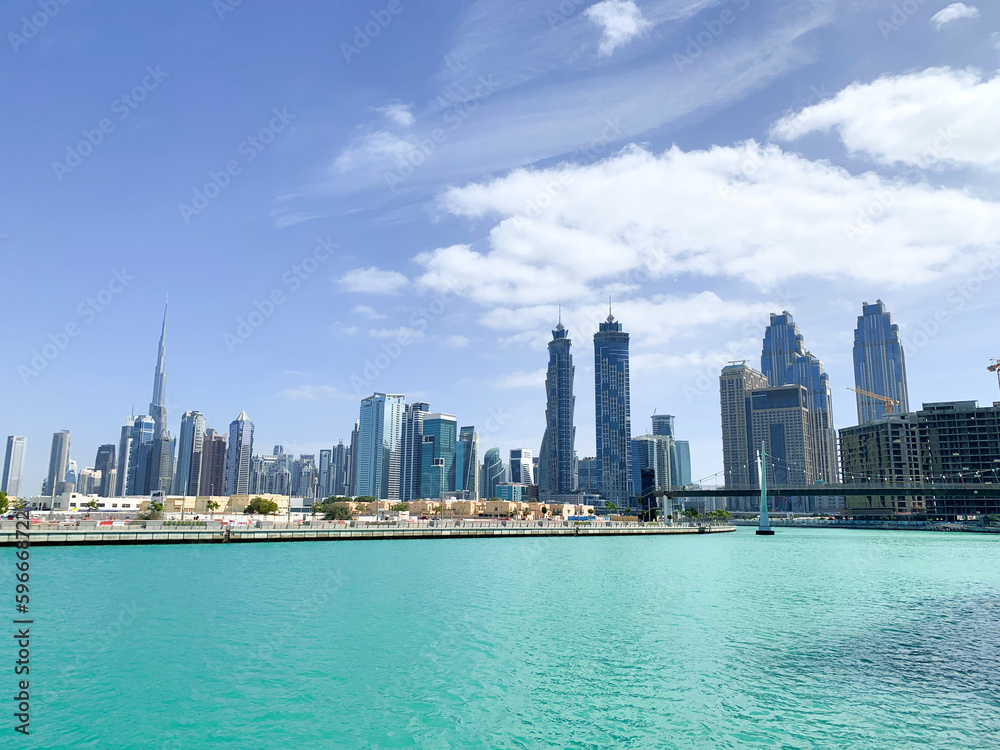 Obraz premium Duabi canal views
