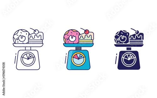 high cholesterol vector icon