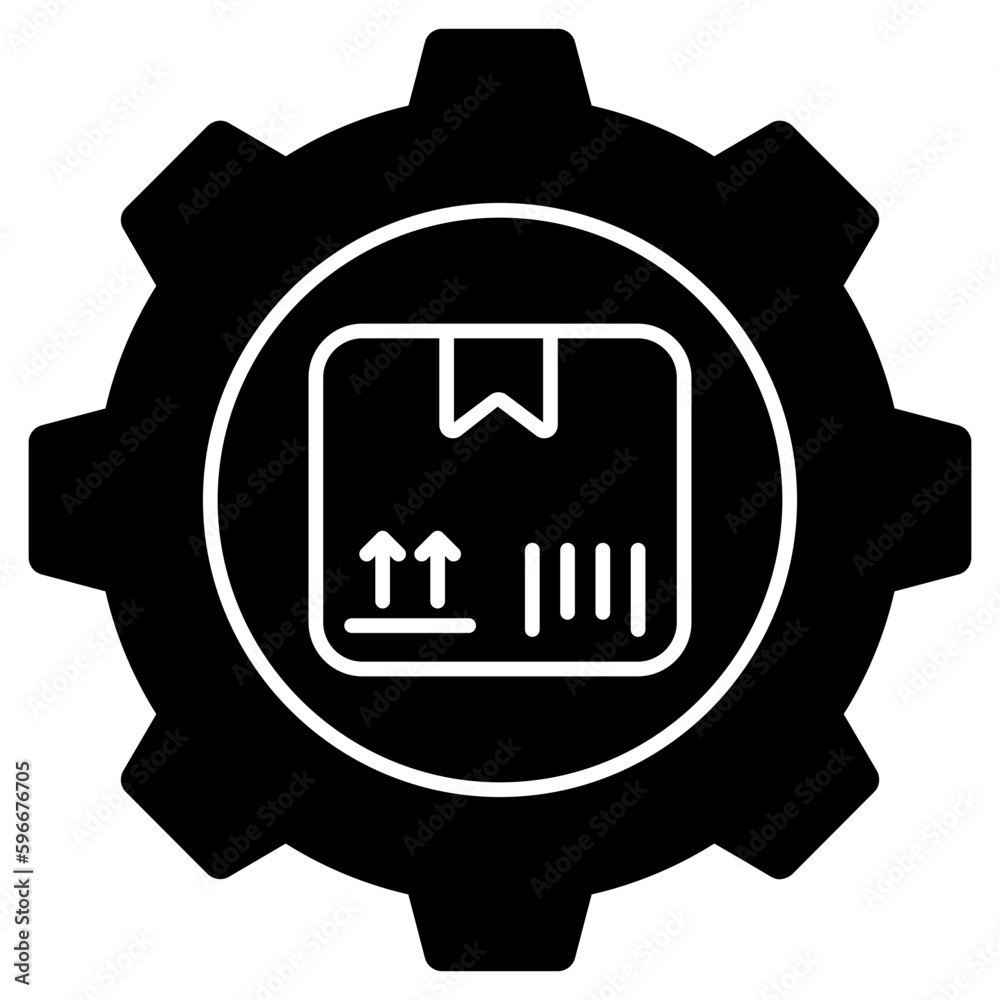 Trendy design icon of parcel management Trendy design icon of parcel management