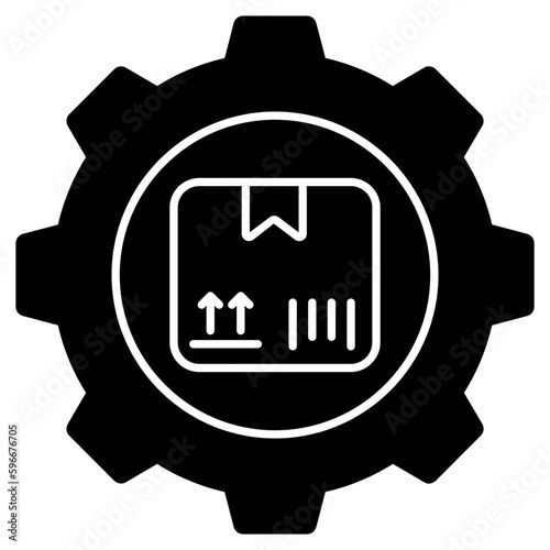 Trendy design icon of parcel management 