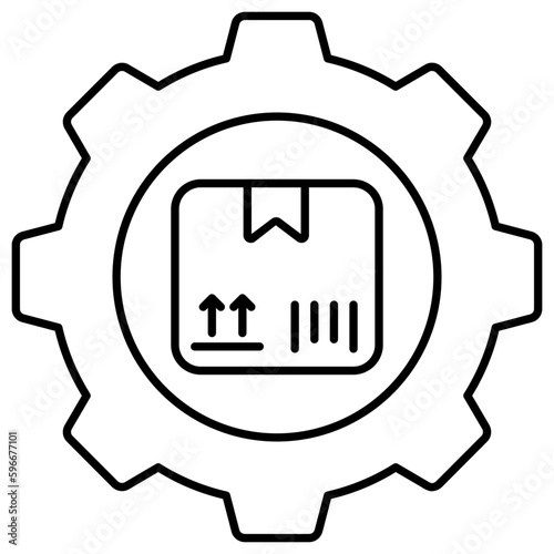 Trendy design icon of parcel management 