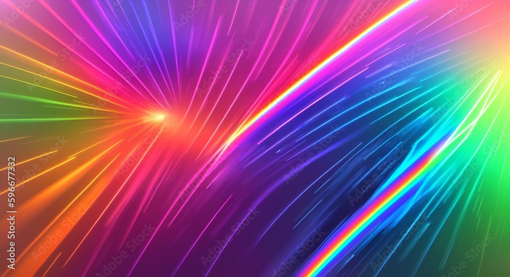 Photo of a vibrant and dynamic abstract background with intersecting lines and bold colors Photo of a vibrant and dynamic abstract background with intersecting lines and bold colors