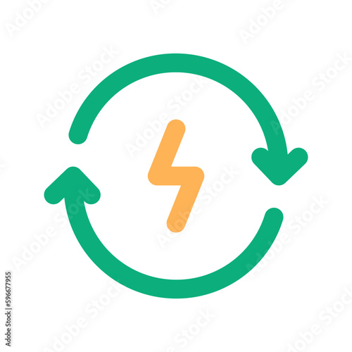 renewable energy flat icon