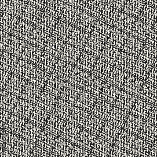 Monochrome Irregular Mesh Textured Pattern