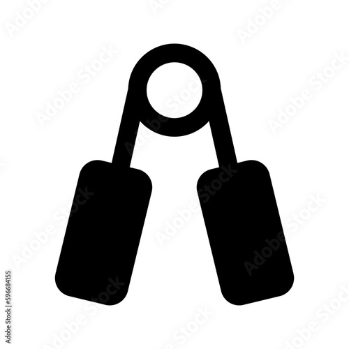 hand grip glyph icon