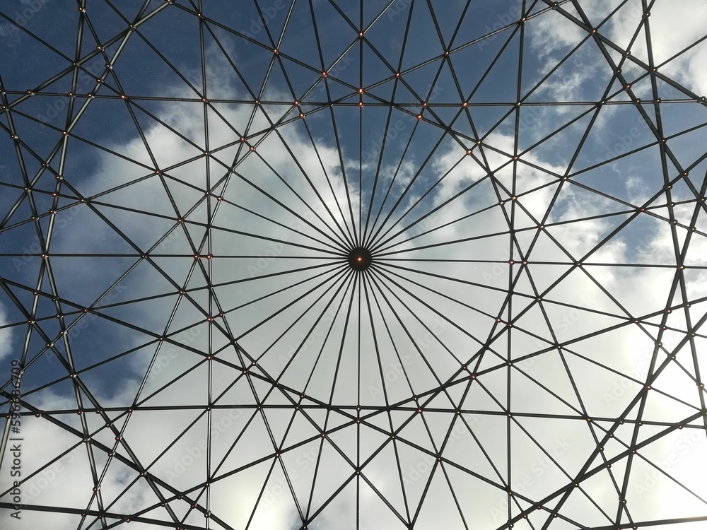 Stylish roof on Maritime museum in Amsterdam