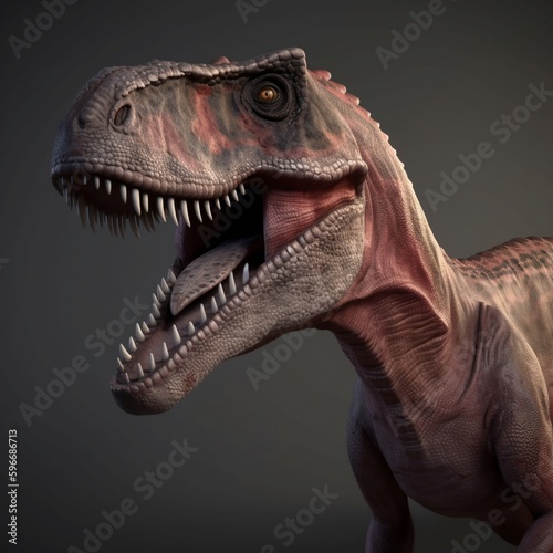 happy tyrannosaurus rex dinosaur