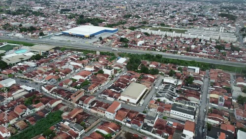 feira de santana, bahia, brazil - april 23, 2023: Aerial view of the city of Feira de Santana.
 photo