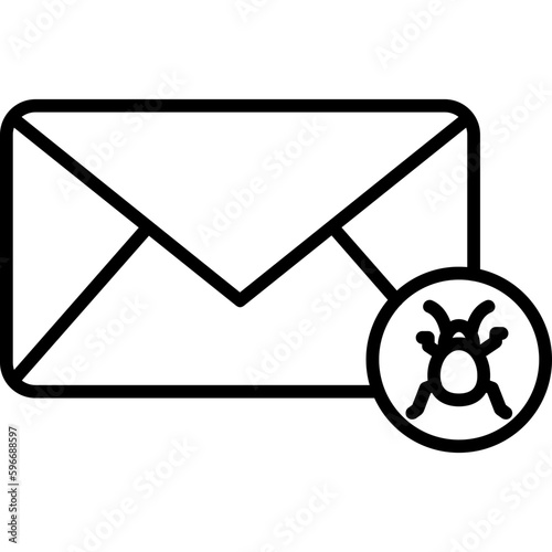 Mail Virus Icon