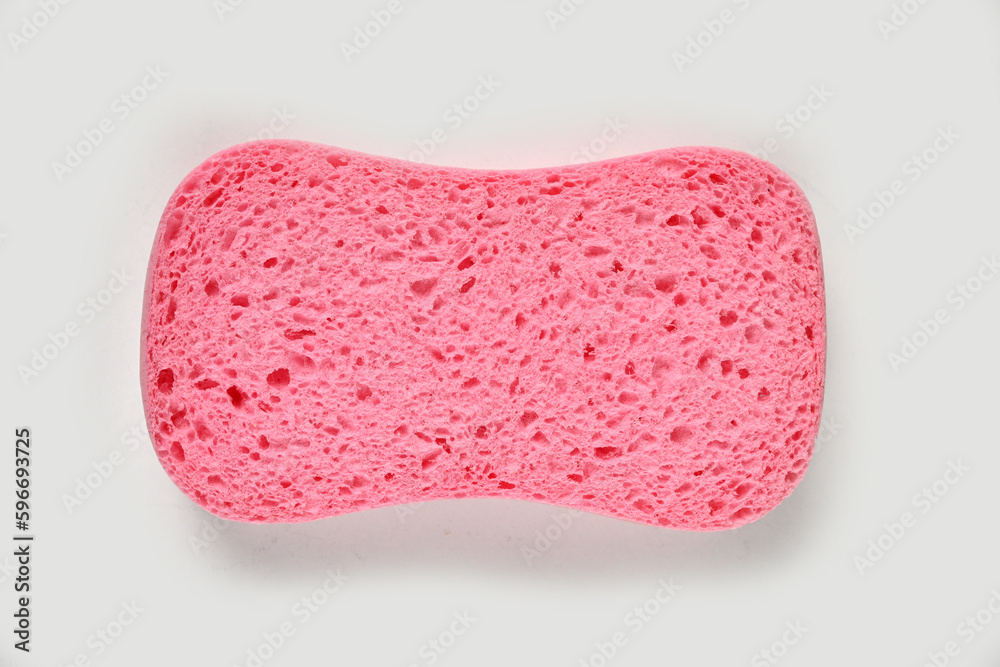 texture of a pink sponge close-up - obrazy, fototapety, plakaty 
