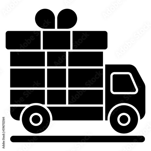 Perfect design icon of gift delivery 