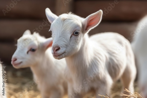 baby goat , ai generative