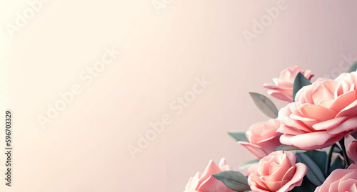 Colorful flowers and beautiful floral banner image for Mother's Day, Women's Day, flower blossom, romantic, and Valentine's Day. © Arena