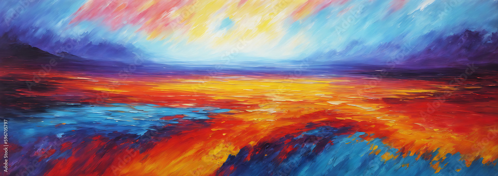 AI Colorful Landscape 35