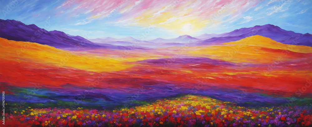 AI Colorful Landscape 47 AI Colorful Landscape 47