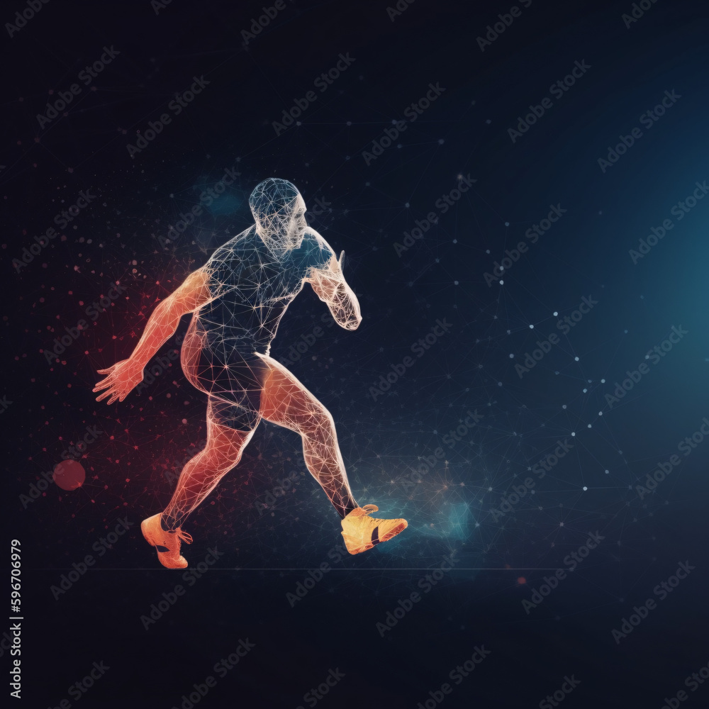 Modern Sport Background, made with an generative AI