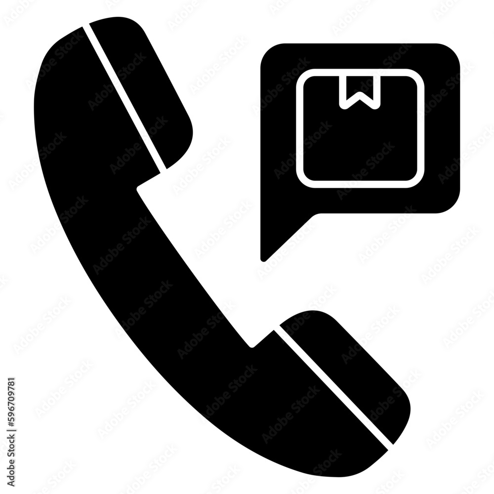 An icon design of logistic call An icon design of logistic call