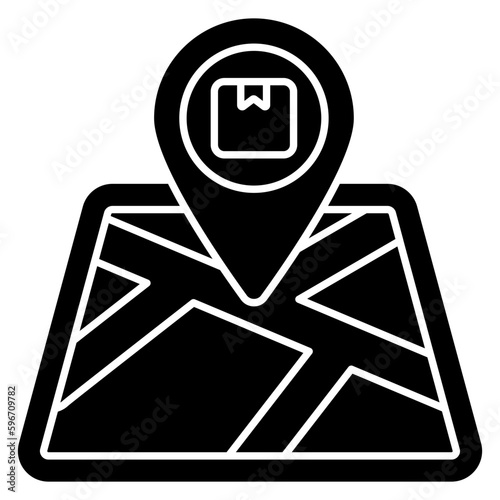Modern design icon of parcel tracking 