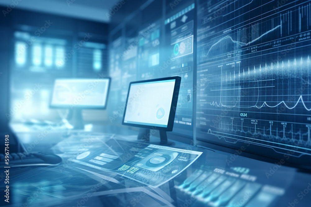 Medical technology in clinic or hospital.Treatment from generative ai Medical technology in clinic or hospital.Treatment from generative ai