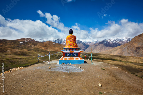 Buddha in Langza village photo