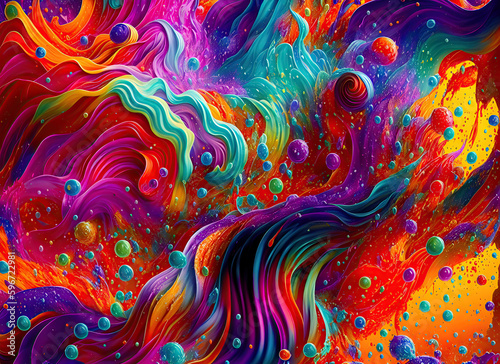 Abstract multicolor background bright colorful fantasy