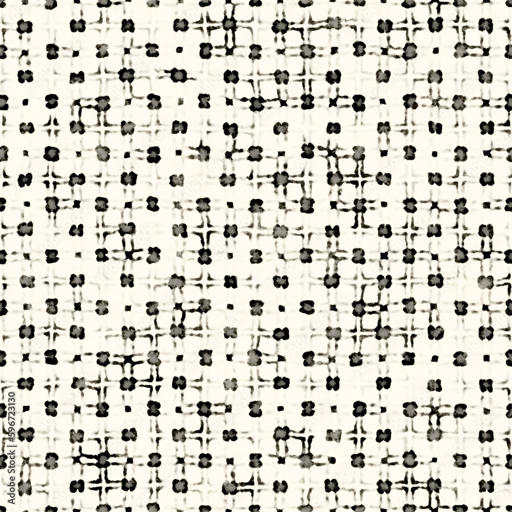 Ink Drawn Textured Checked Distressed Pattern Ink Drawn Textured Checked Distressed Pattern