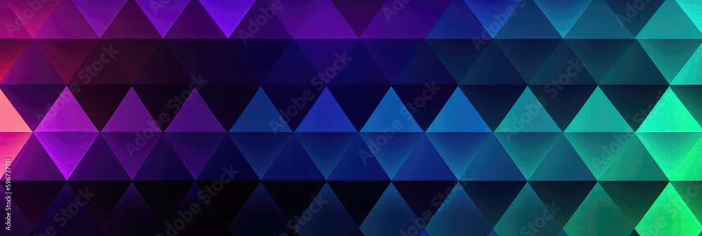 Purple Green Blue A Background Of A Gradient Of Colors In A Diamond Shape Background. Generative AI