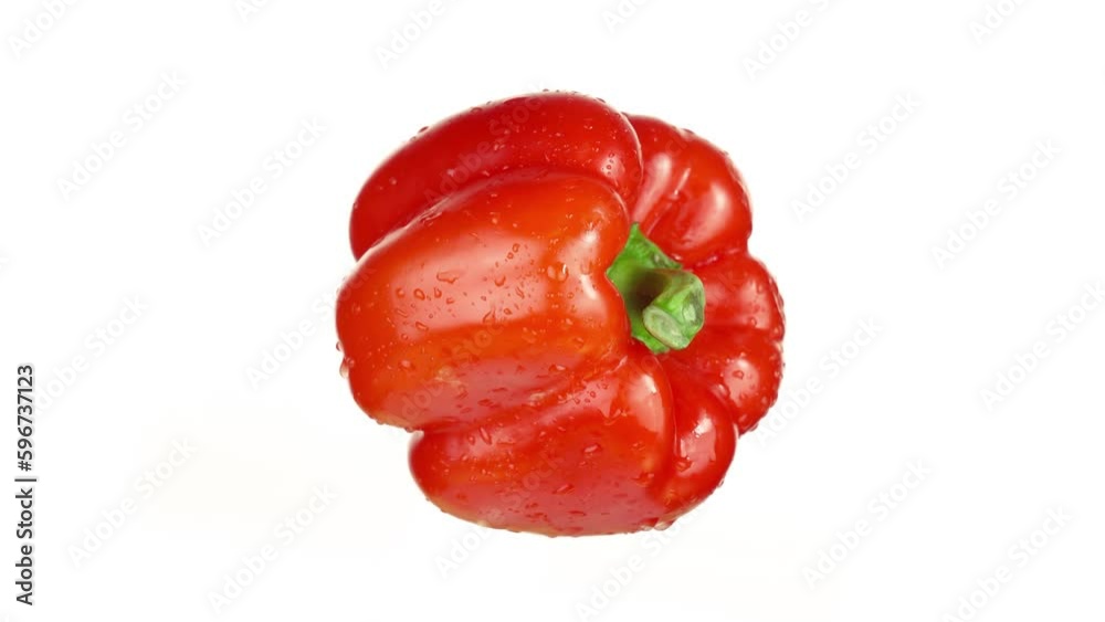 Sweet pepper changes from green to red Sweet pepper changes from green to red