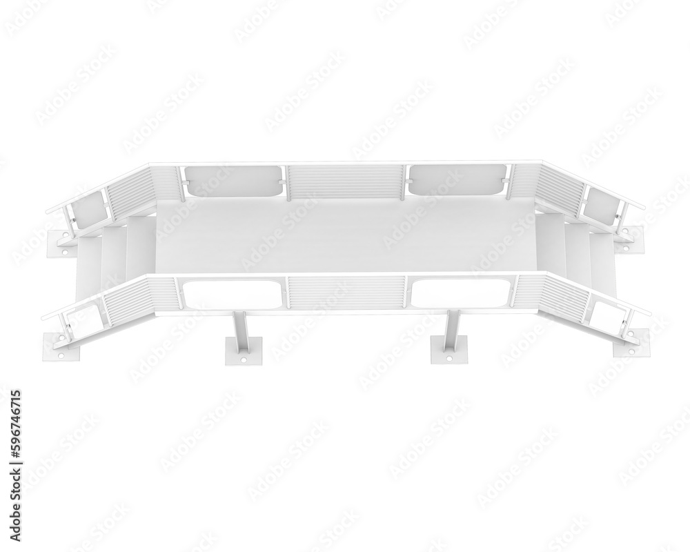 Stairs isolated on transparent background 3d rendering illustration Stairs isolated on transparent background 3d rendering illustration