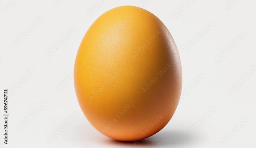 Easter egg isolated on a white background.